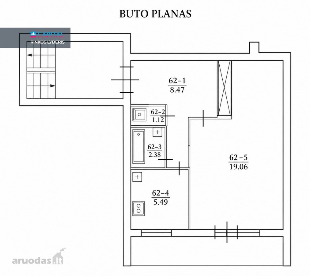 Parduodamas Alytuje, Vidzgirio G. 1 Kambario - nuotraukos Nr. 11
