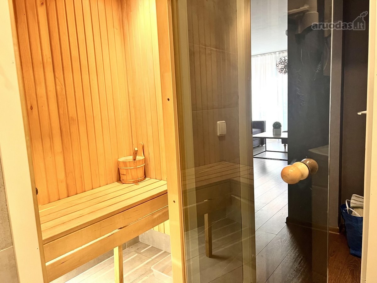 Išnuomojamas jaukus 2 kambarių butas su Sauna - nuotraukos Nr. 8