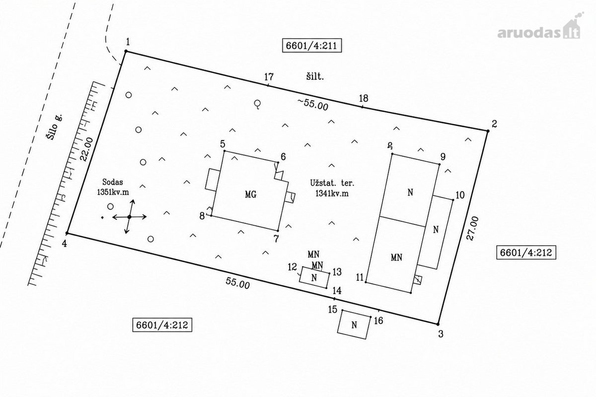 Parduodamas 72,14 Kv. M. Ploto Namas, 60,02 - nuotraukos Nr. 27