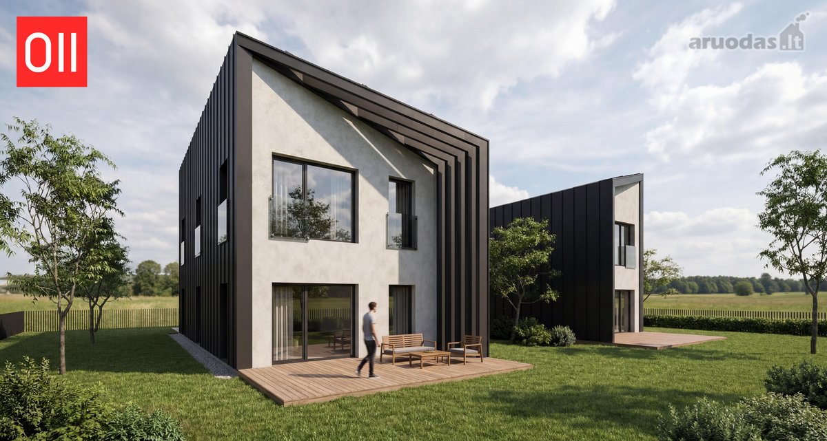Parduodami modernios architektūros vienbučiai - nuotraukos Nr. 7