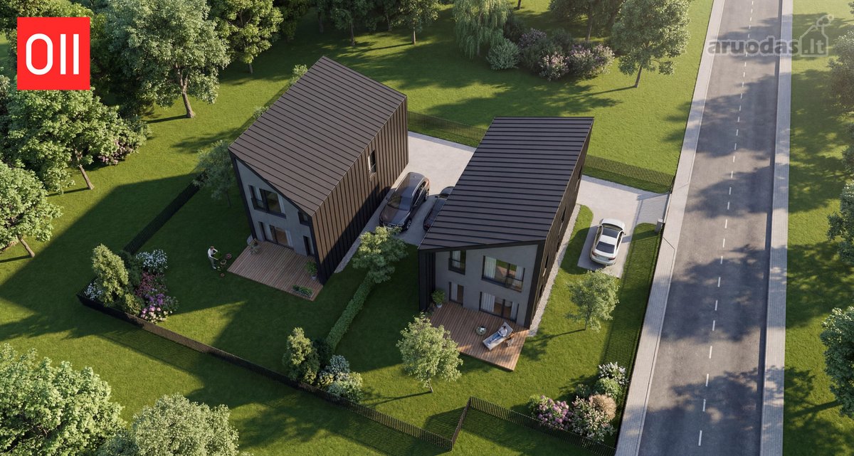 Parduodami modernios architektūros vienbučiai - nuotraukos Nr. 8