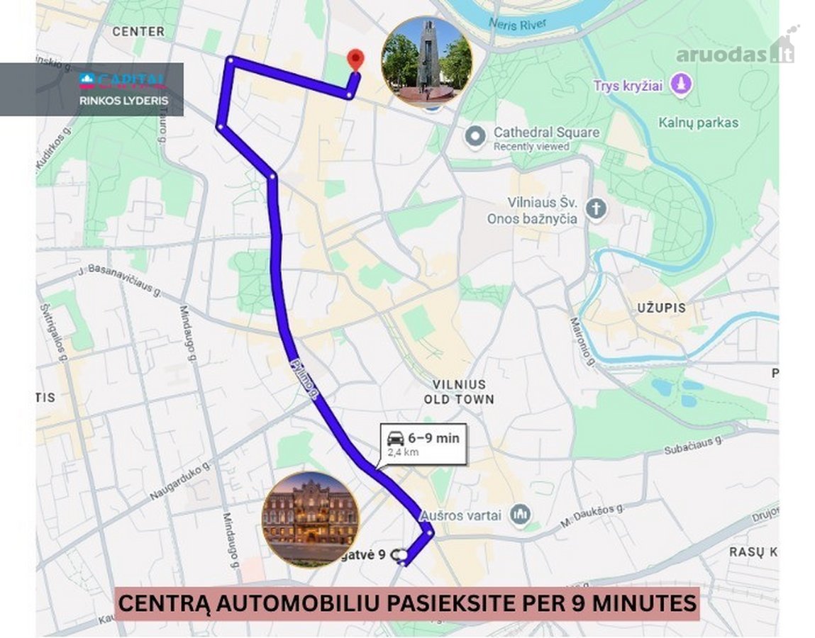 Parduodamas Jaukus Vieno Kambario Butas Gėlių G. 9 - nuotraukos Nr. 20