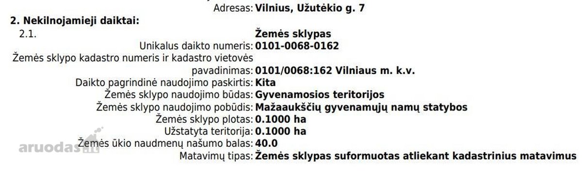 Užutėkio-7 namų valda abipus kelio. Yra seni - nuotraukos Nr. 4