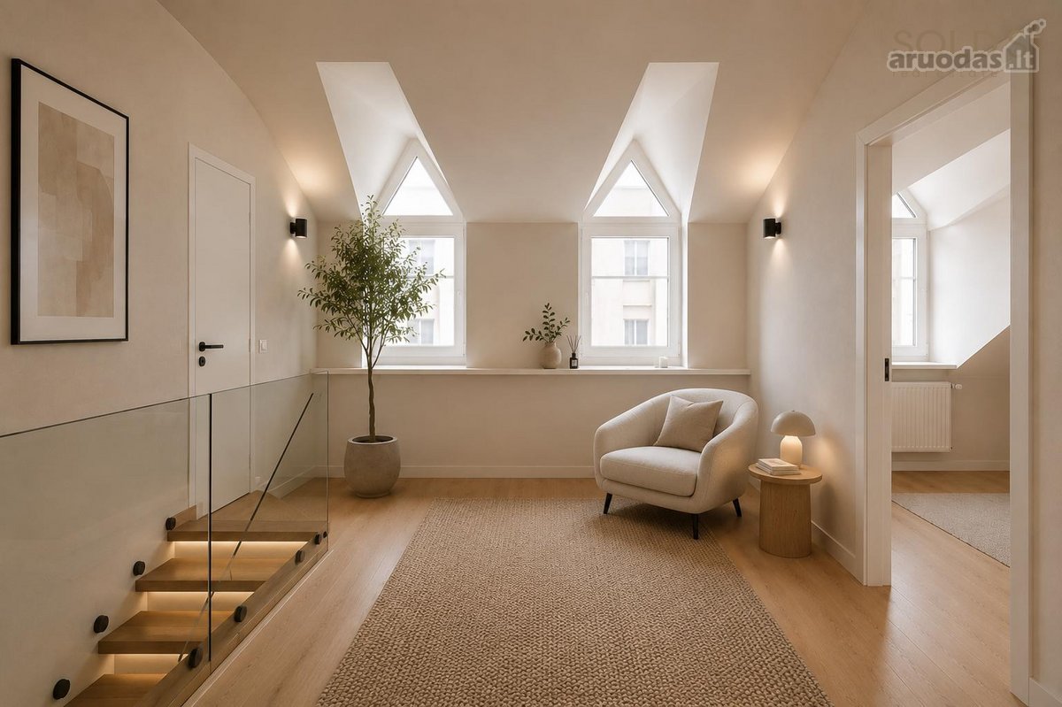 Parduodami aukštų lubų penthouse apartamentai - nuotraukos Nr. 5