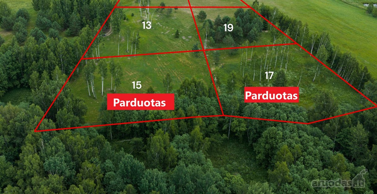 Parduodami 6 išskirtiniai namų valdos sklypai - nuotraukos Nr. 5