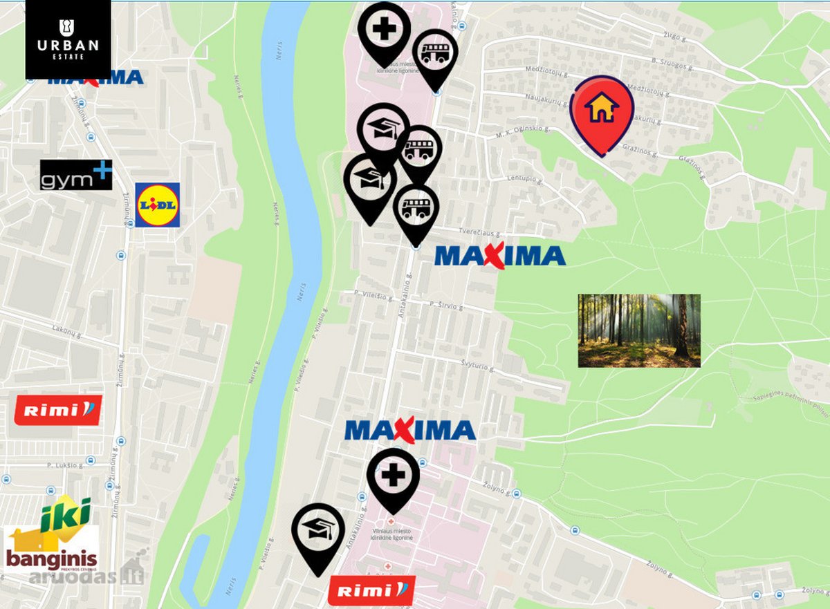 Nuomojama Namo Dalis, Išplanuota Per Pirmą - nuotraukos Nr. 47
