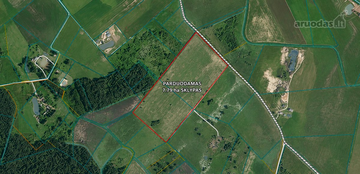 Parduodamas 7,79 Ha Ploto Žemės Ūkio - nuotraukos Nr. 2