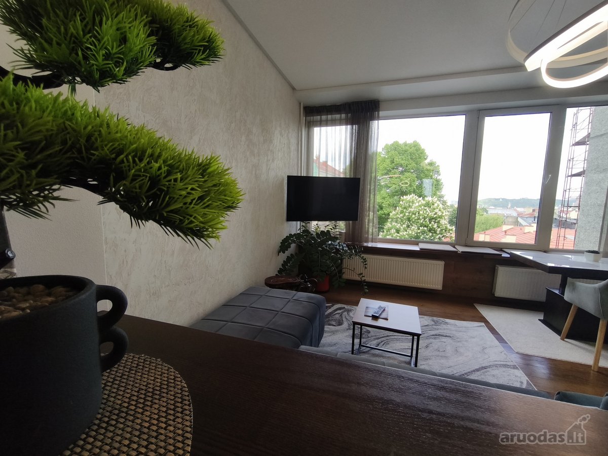Nuomojamas erdvus 2 kambarių butas su - nuotraukos Nr. 12