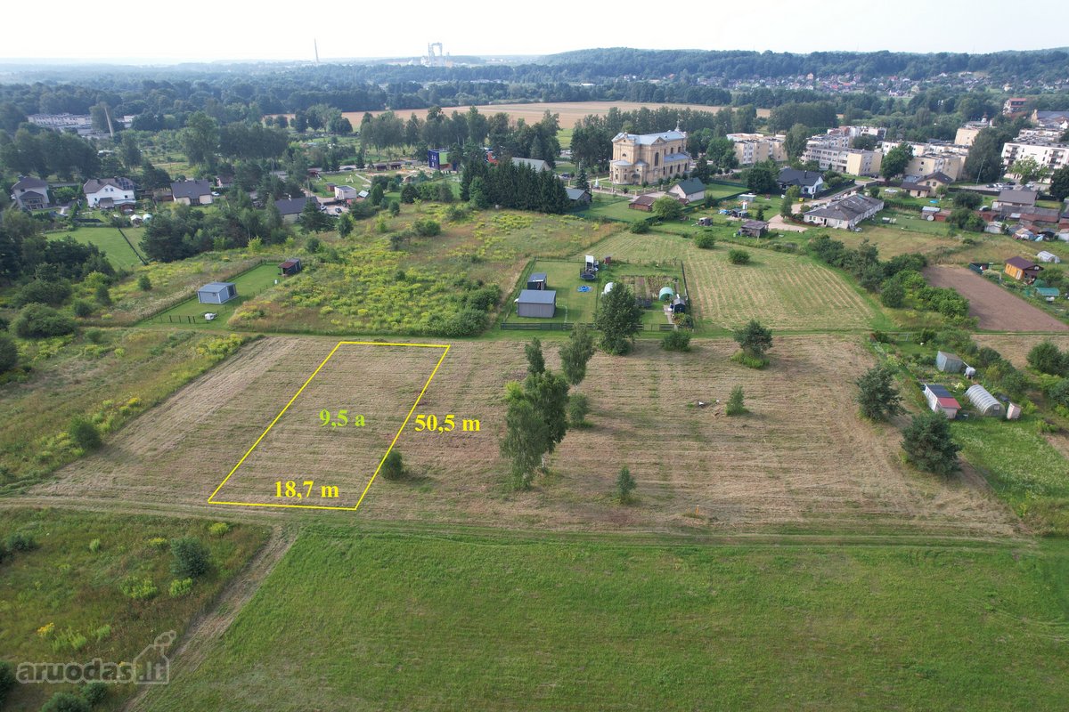 Parduodamas 9,5 arų sklypas Statybininkų g., - nuotraukos Nr. 2