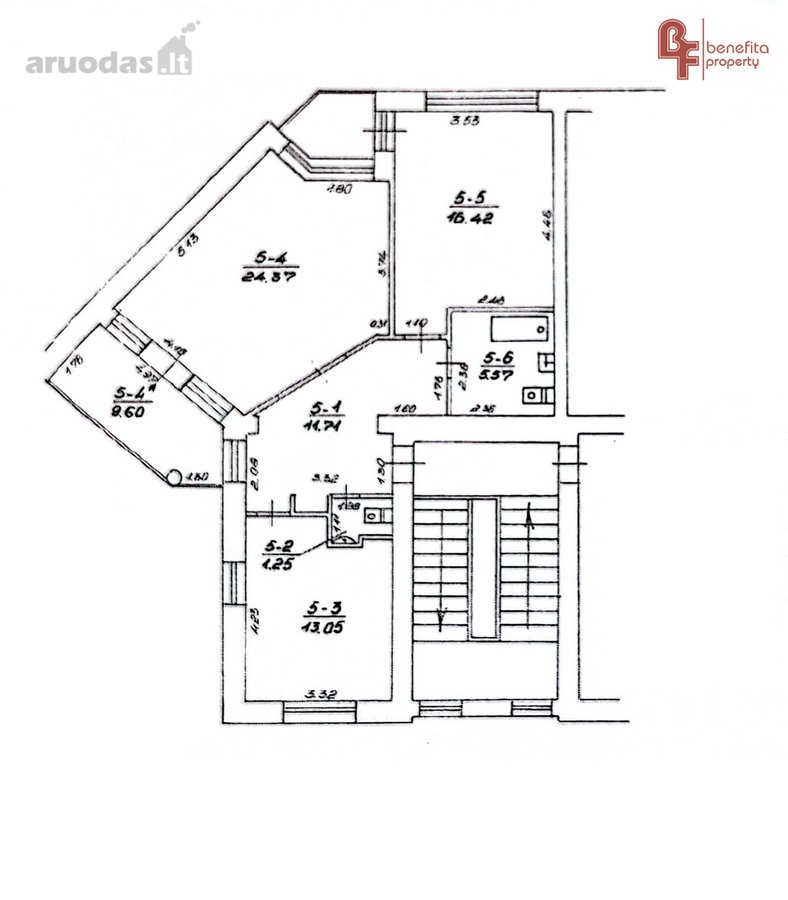 Parduodamas erdvus 2 kambarių butas Baltupio - nuotraukos Nr. 21