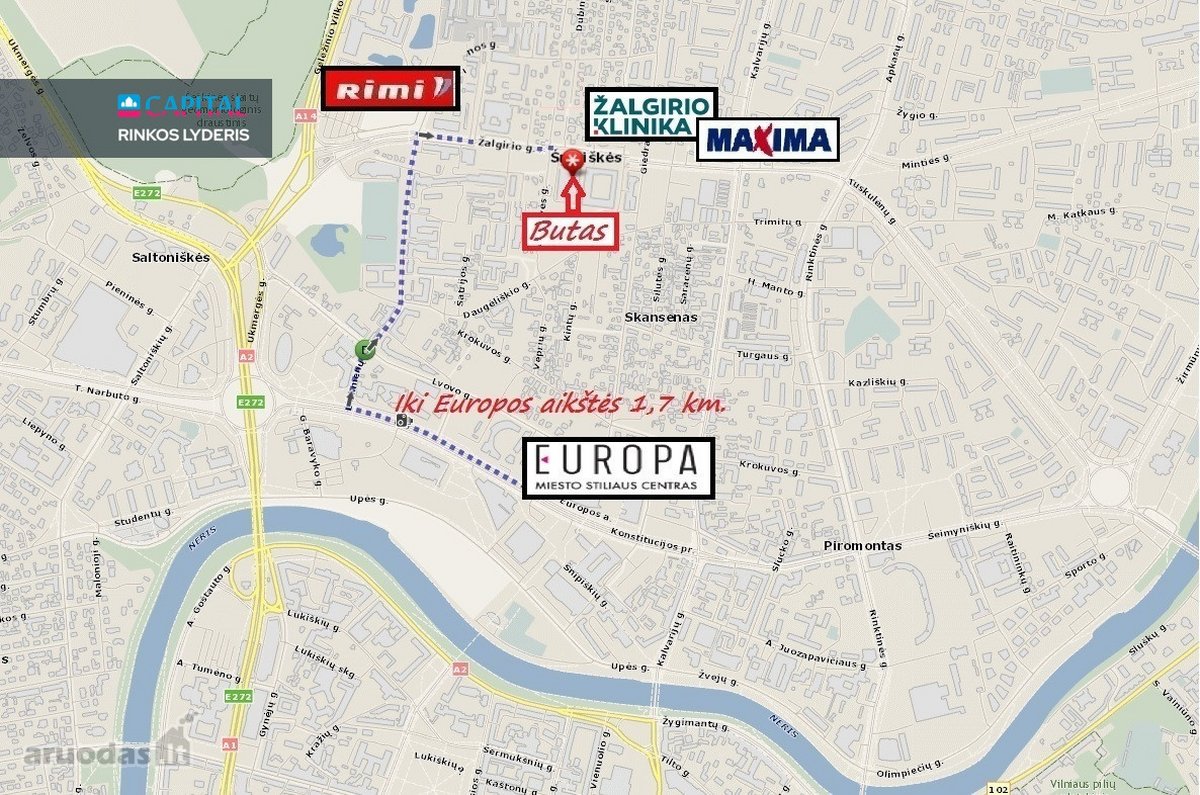 Nuomojamas 3 Kambarių Butas Šnipiškėse! - nuotraukos Nr. 27
