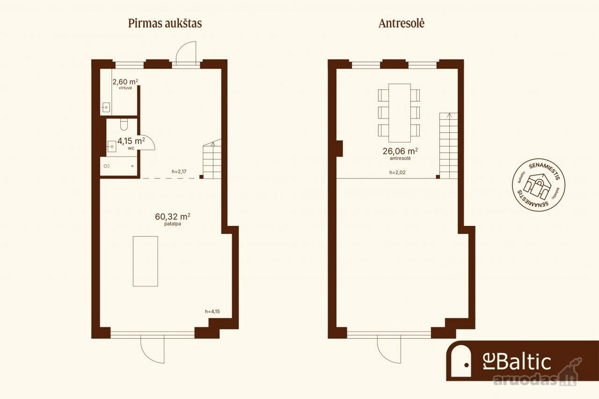 Prestižinės, šviesios ir puikiai įrengtos 93 - nuotraukos Nr. 16