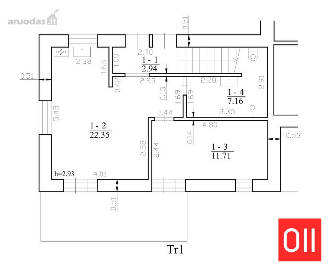 Naujos statybos, pilnai įrengtas 2 kambarių - nuotraukos Nr. 7