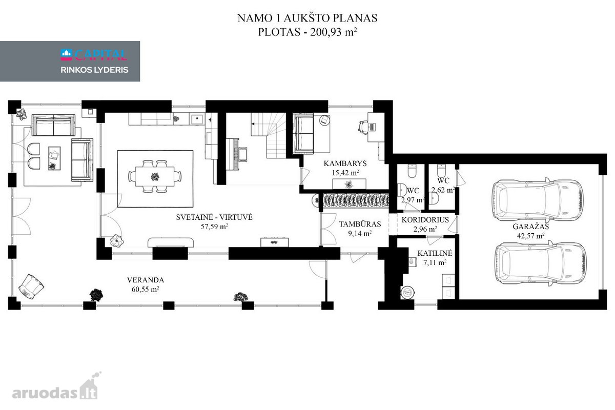 Išskirtinis Namas, Kuriame Prasideda Kitoks - nuotraukos Nr. 25