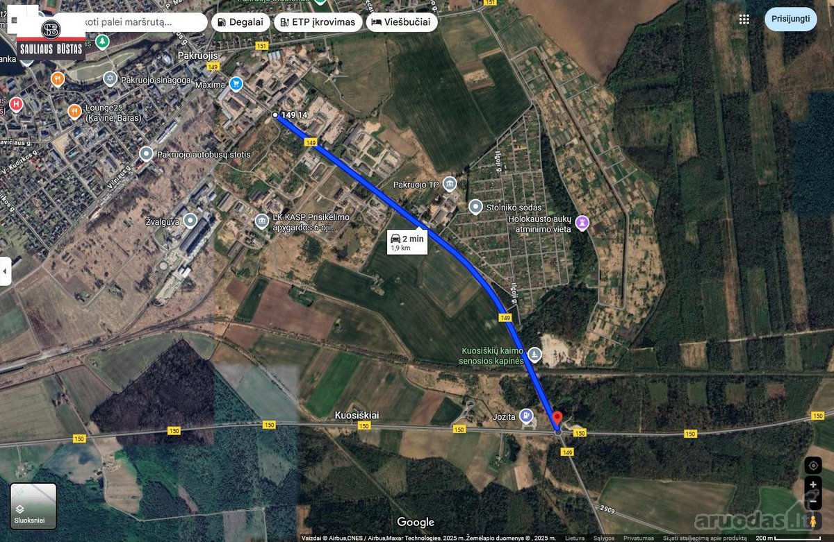 Parduodamas labai geroje vietoje 2,0803 ha - nuotraukos Nr. 4