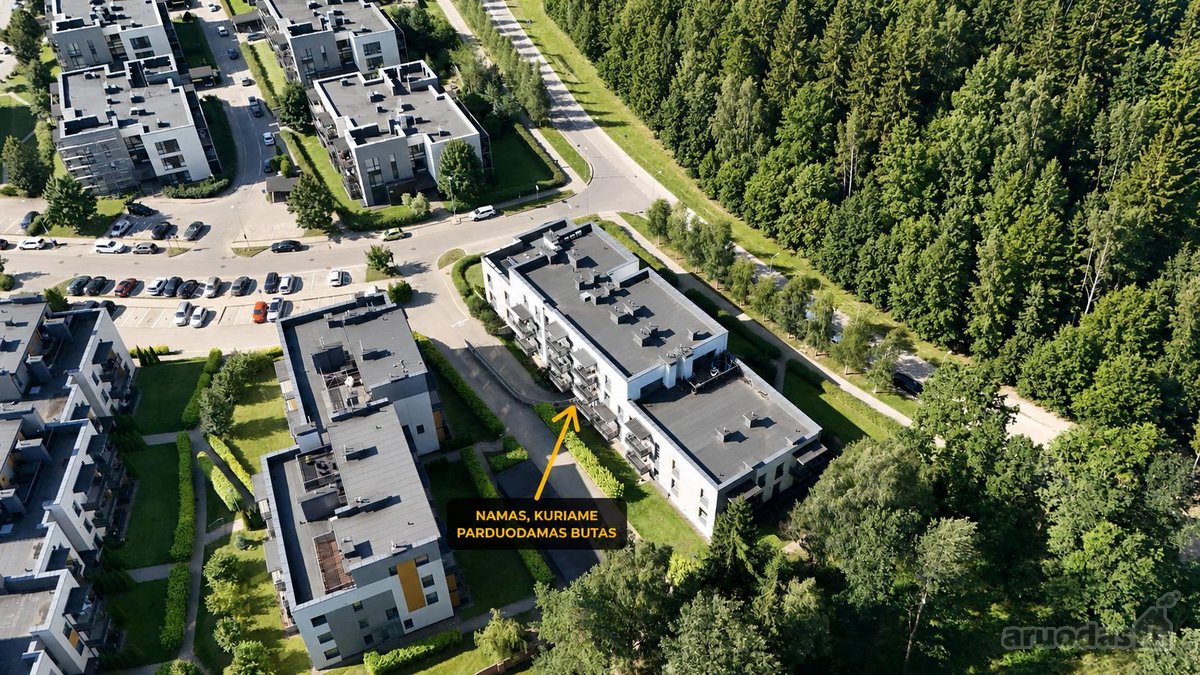 Parduodamas puikiai išplanuotas 3 kambarių - nuotraukos Nr. 27