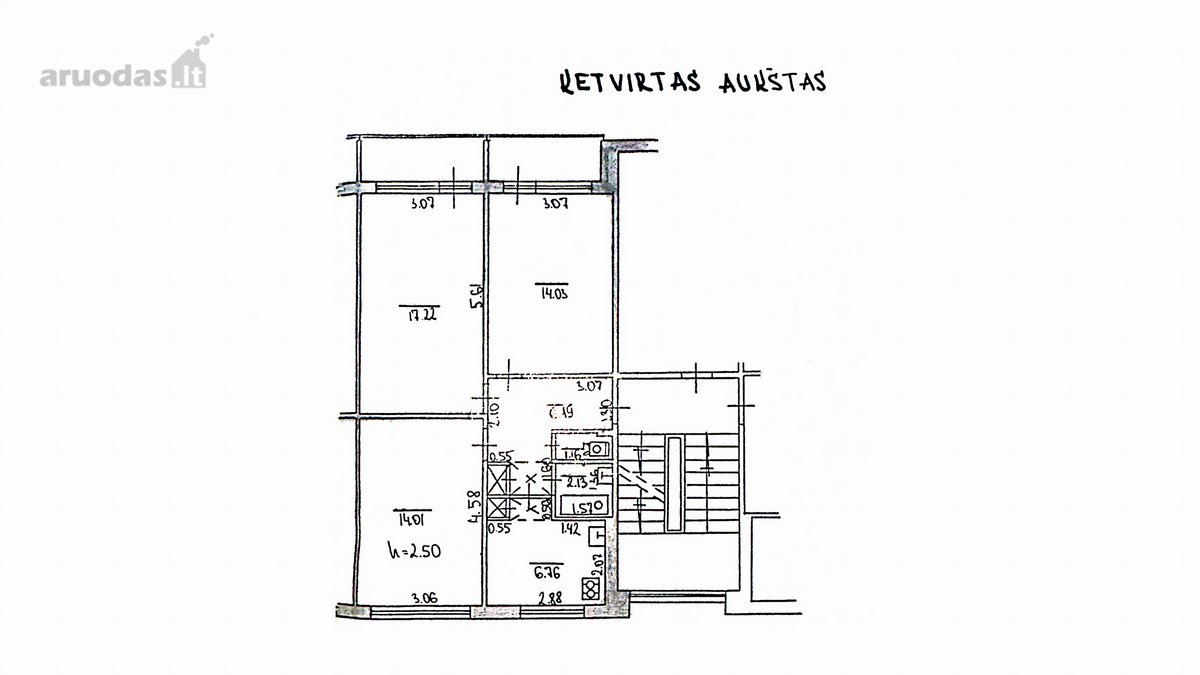 3 Kambarių Butas Šalia Pc Molas – 2 Balkonai, - nuotraukos Nr. 34
