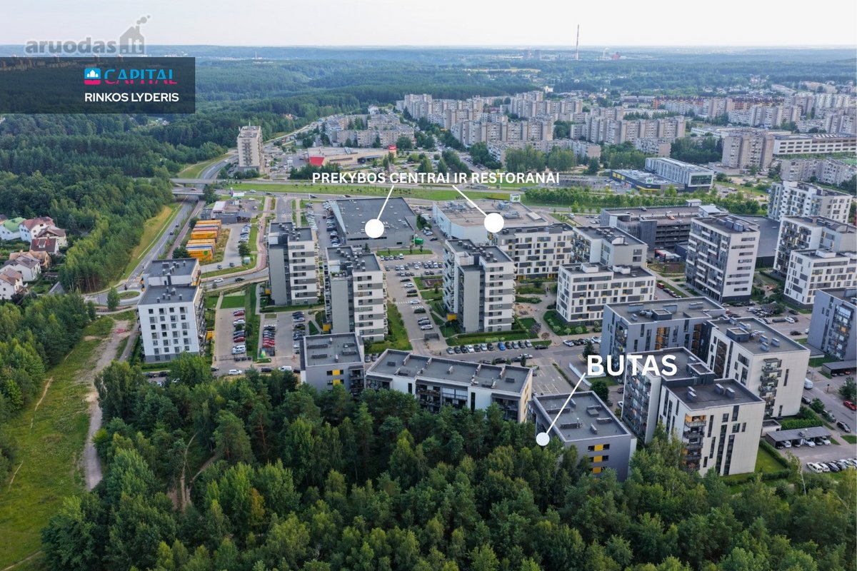 Parduodamas 2 Kambarių Butas Su Erdviu - nuotraukos Nr. 39