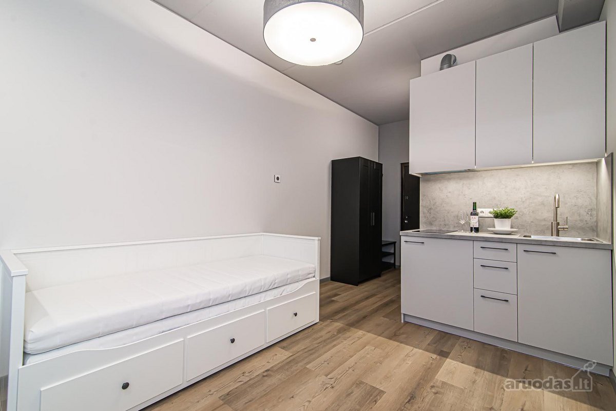 Nuomojamas pilnai įrengtas 18m2 loftas-studia - nuotraukos Nr. 2