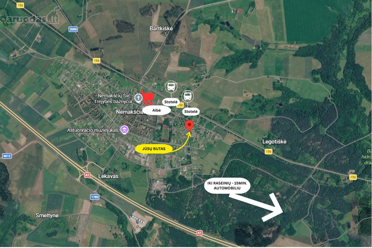 Parduodamas 3 Kambarių Butas Nemakščiuose - nuotraukos Nr. 18