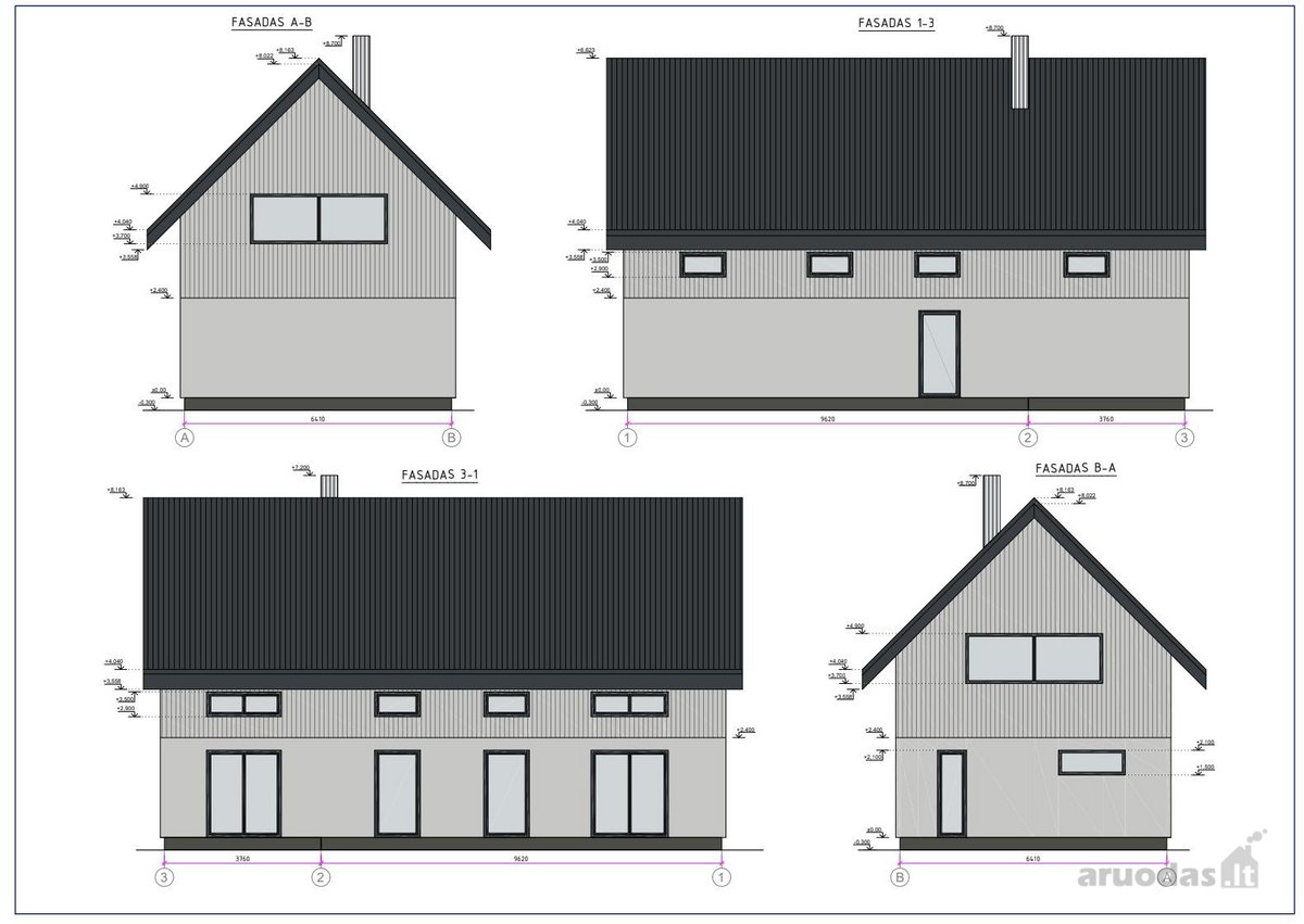 Parduodamas sklypas su 80m2 + antresolės namo - nuotraukos Nr. 4