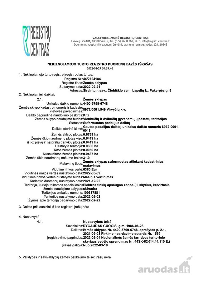 Parduodamas sklypas su 80m2 + antresolės namo - nuotraukos Nr. 6