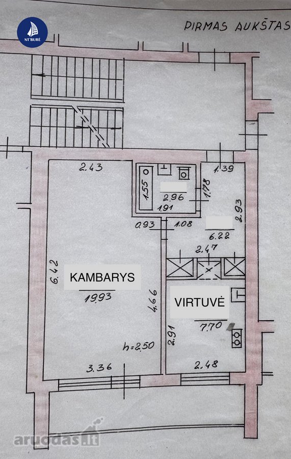 1 K. Butas Su Dideliu Balkonu Ramioje - nuotraukos Nr. 17