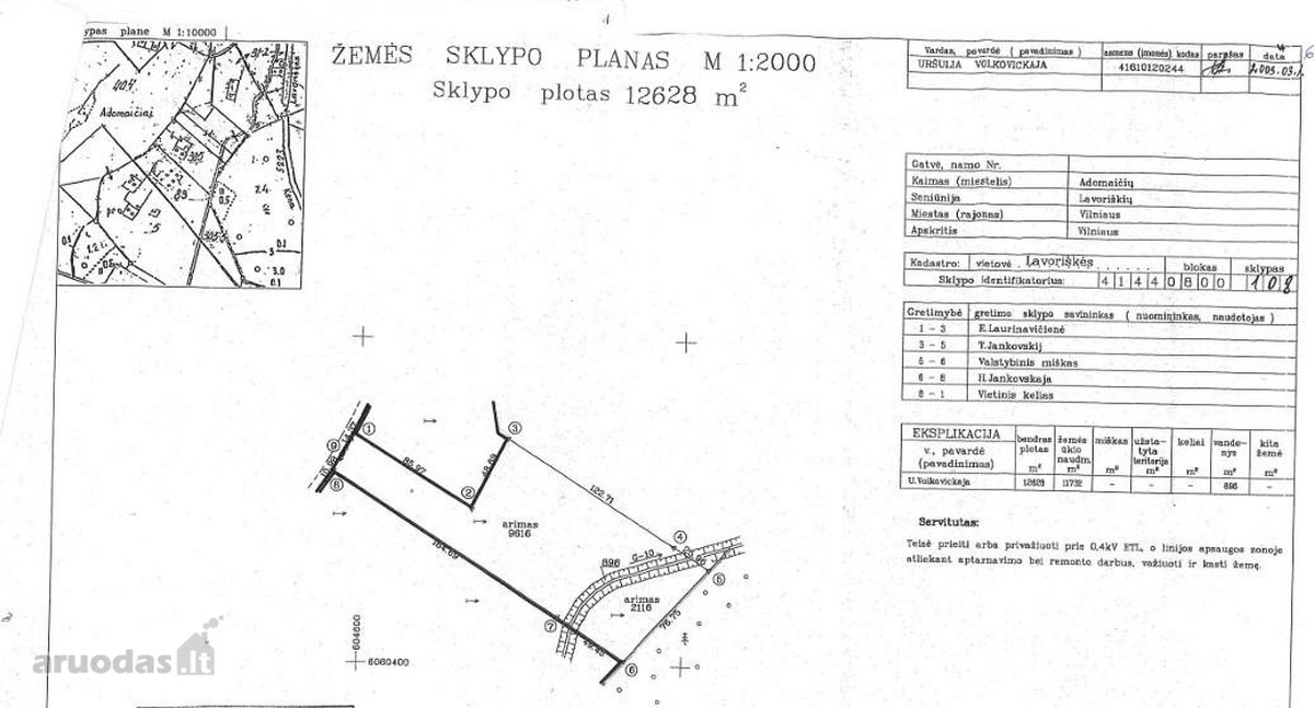 Parduodamas 1,2628 ha žemės ūkio paskirties - nuotraukos Nr. 6