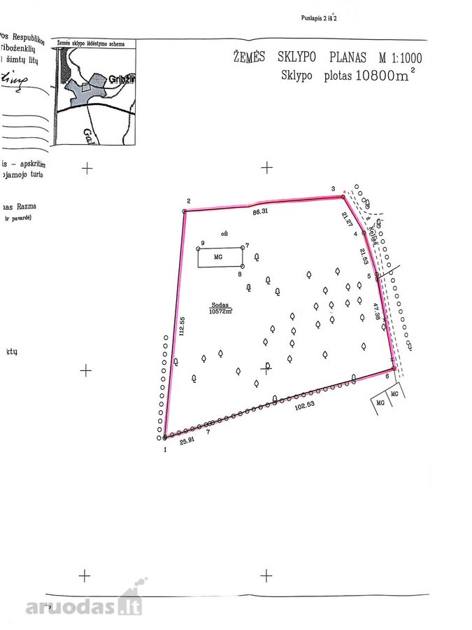 Parduodamas 1,08 Ha Sklypas Su Registruotu - nuotraukos Nr. 8
