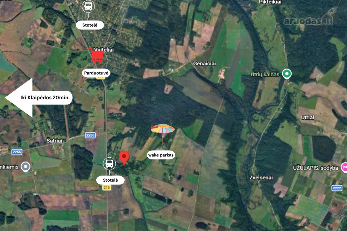 Parduodamas 1,08 Ha Sklypas Su Registruotu - nuotraukos Nr. 9