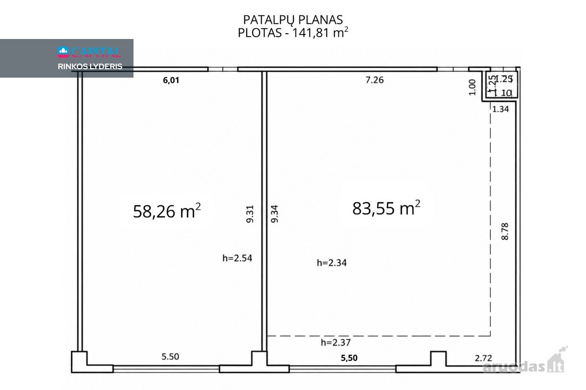 Nuomojamos 142 Kv.m. Patalpos Verslo Centre - nuotraukos Nr. 11