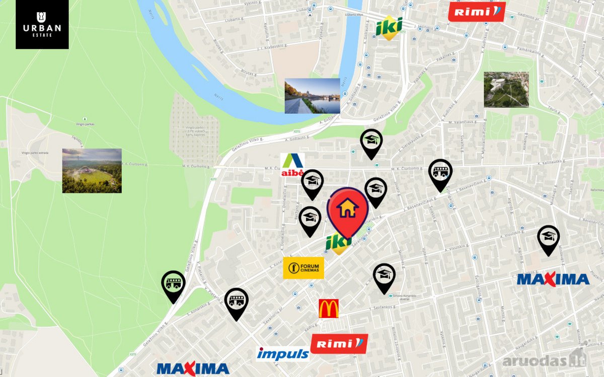 Erdvus Butas Su Visa Įkvepiančia Sostinės - nuotraukos Nr. 29