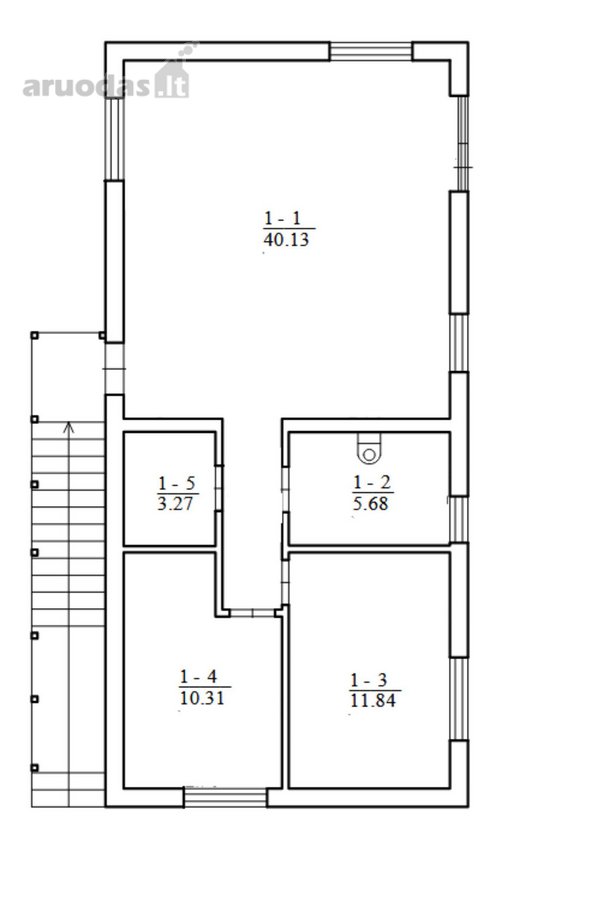 Parduodamas sklypas su namu Vilniaus raj., - nuotraukos Nr. 19