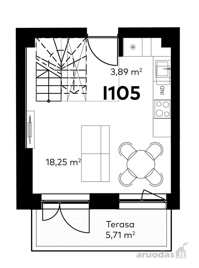 Senamiesčio Soduose- naujame prestižinių butų - nuotraukos Nr. 11