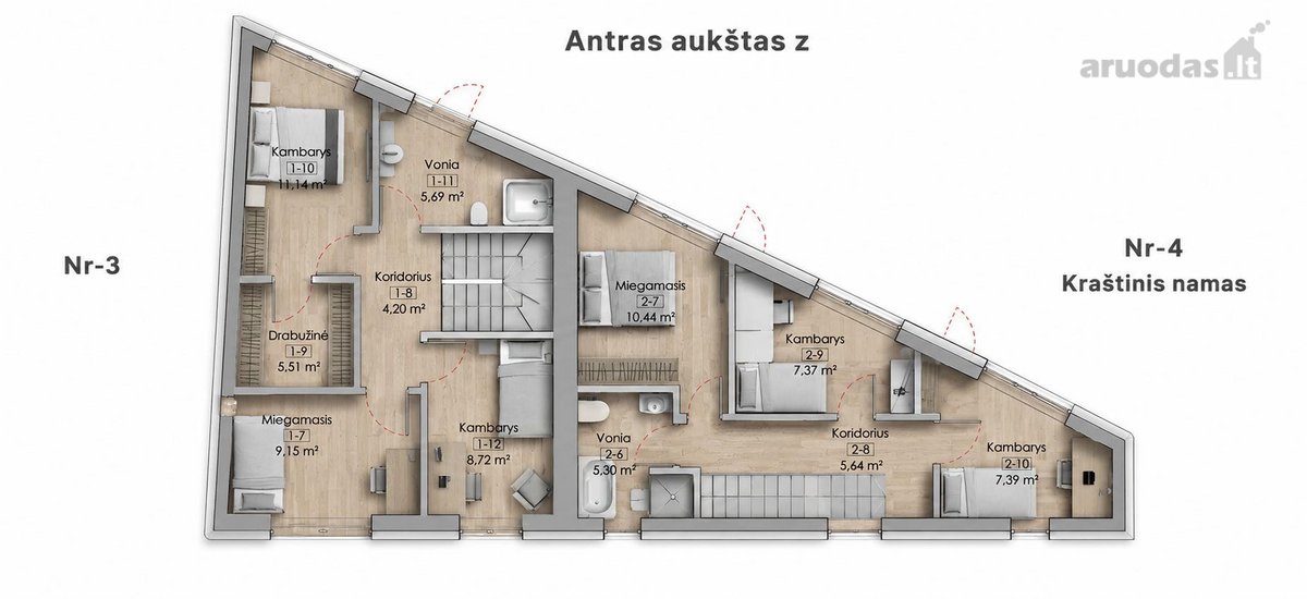 Jūsų svajonių namai Slengiuose: Modernus - nuotraukos Nr. 18
