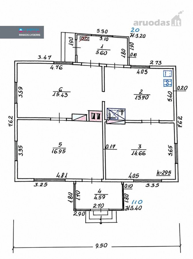 Namas Renovacijai Žemaitės G. – Netoli Centro - nuotraukos Nr. 6