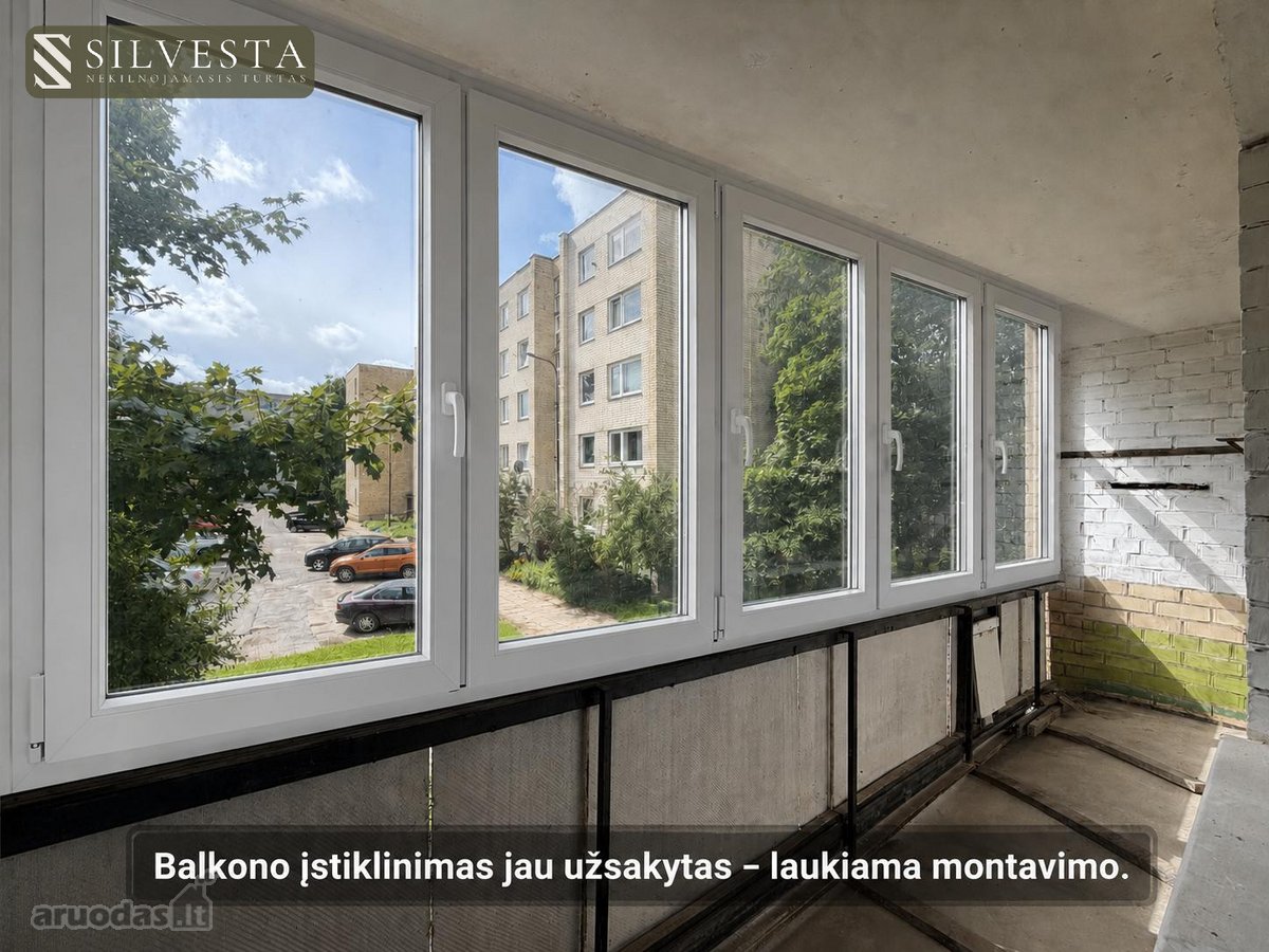 Parduodamas Erdvus 2 Kambarių Butas Su 6 Kv. - nuotraukos Nr. 13