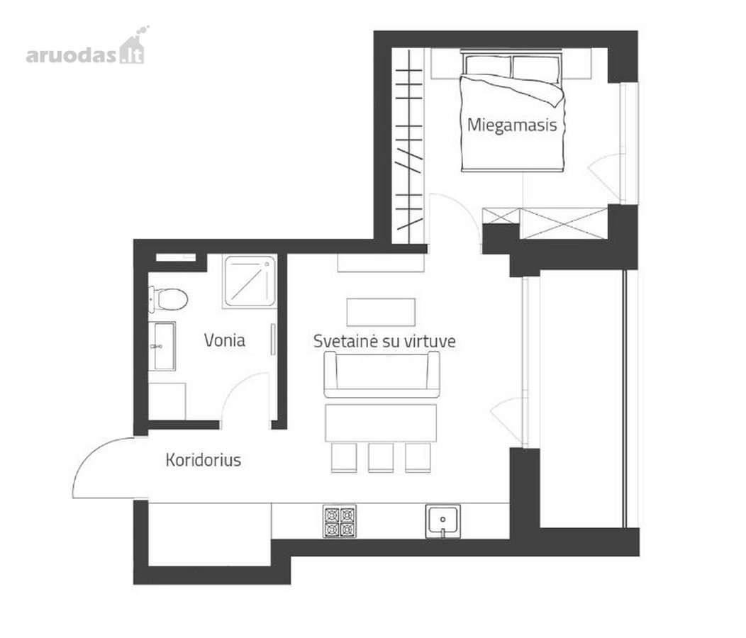 Parduodamas ką tik įrengtas ir dar negyventas - nuotraukos Nr. 37