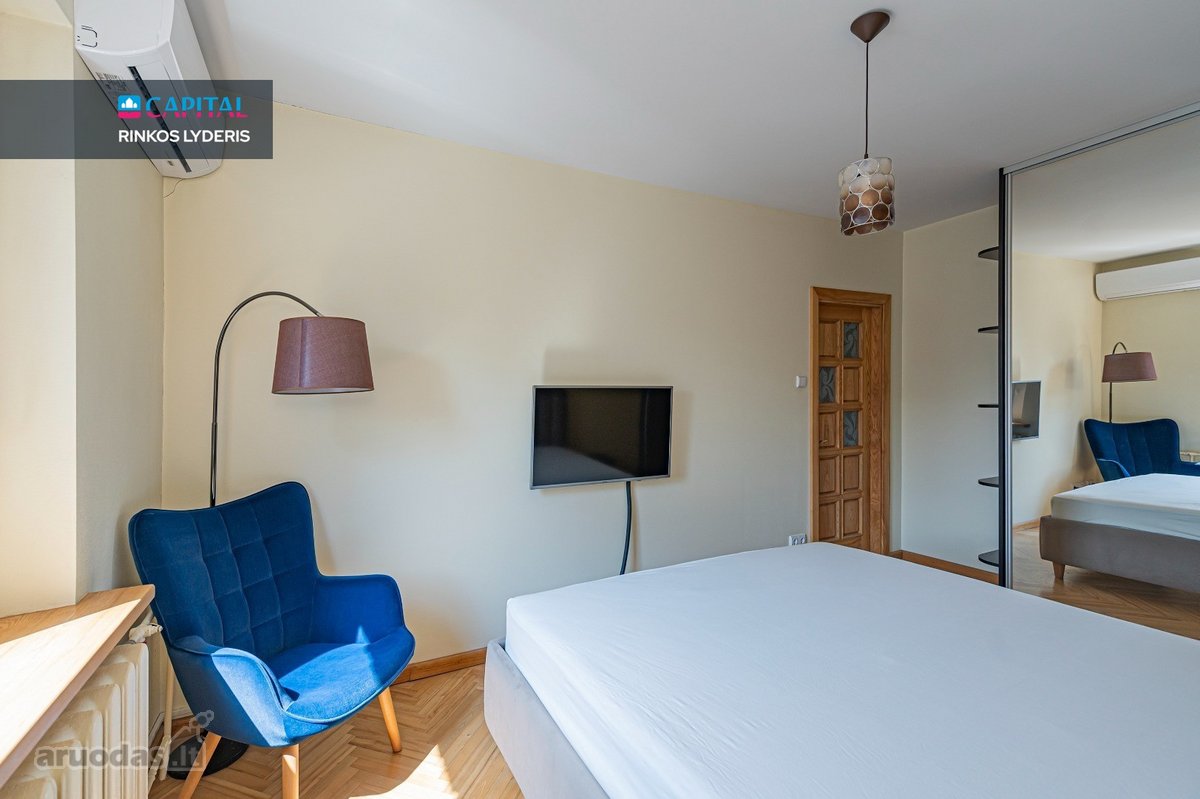 Išnuomojamas Erdvus 3 Kambarių Butas - nuotraukos Nr. 8