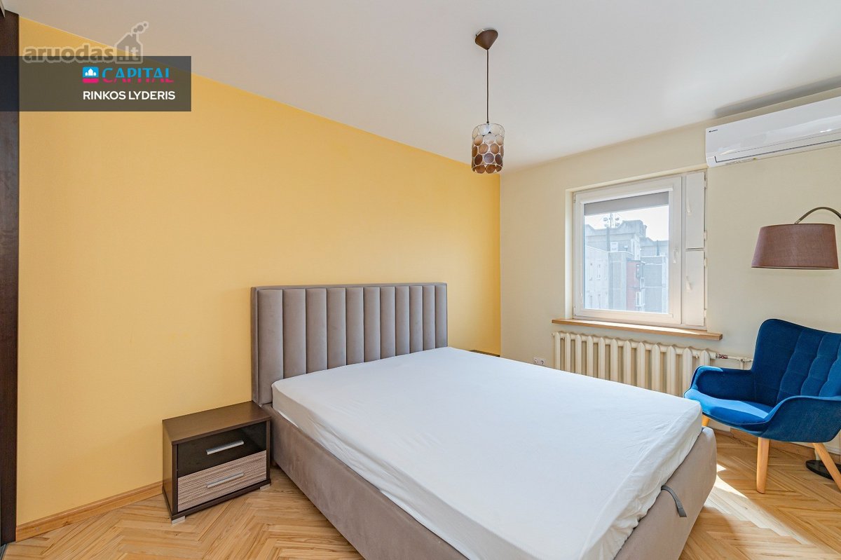 Išnuomojamas Erdvus 3 Kambarių Butas - nuotraukos Nr. 9