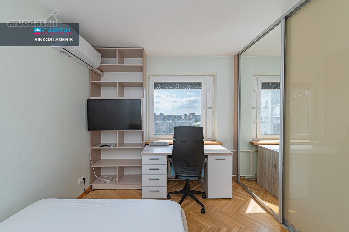 Išnuomojamas Erdvus 3 Kambarių Butas - nuotraukos Nr. 13