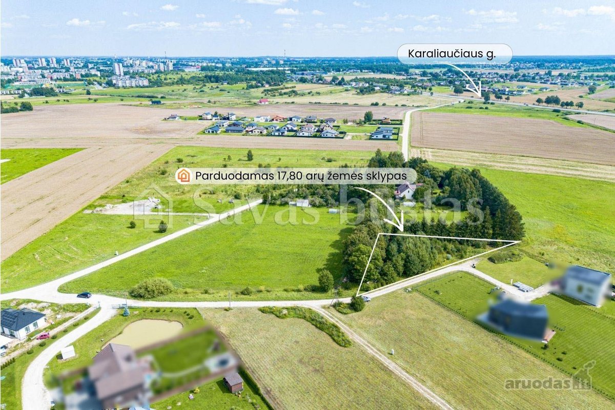 Parduodamas 17,8 arų žemės sklypas Lanko g. 5 - nuotraukos Nr. 2