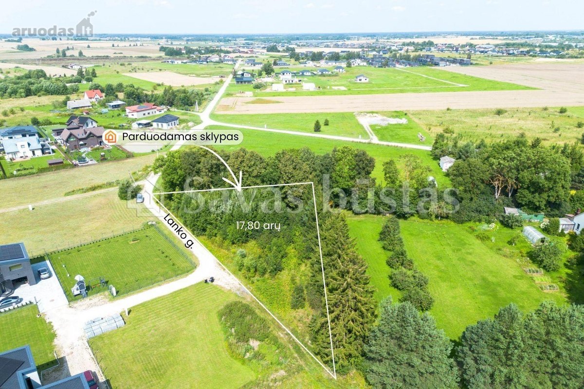 Parduodamas 17,8 arų žemės sklypas Lanko g. 5 - nuotraukos Nr. 6