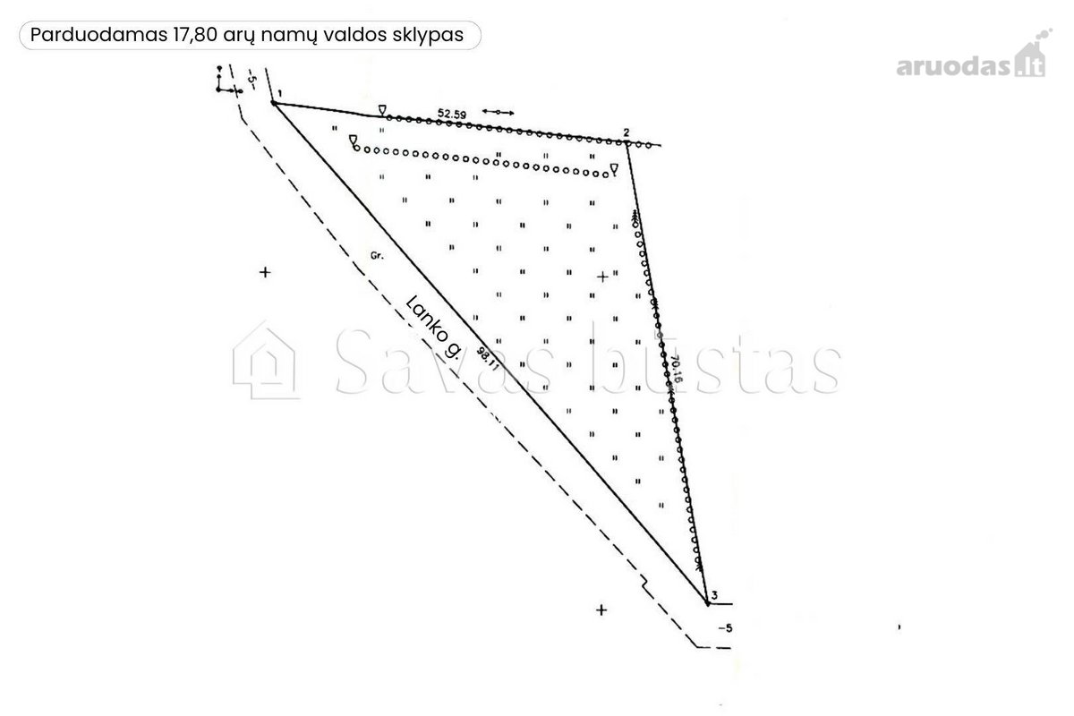 Parduodamas 17,8 arų žemės sklypas Lanko g. 5 - nuotraukos Nr. 7