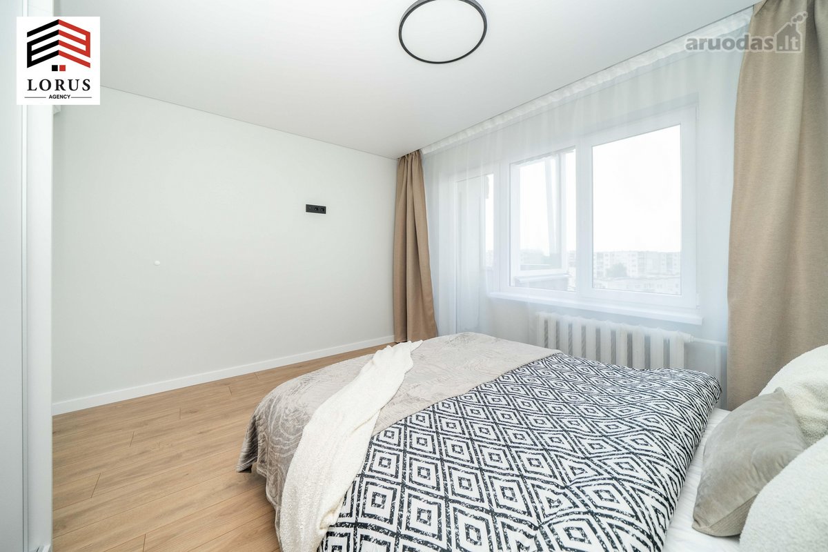 Parduodamas naujai įrengtas 3 kambarių butas, - nuotraukos Nr. 19