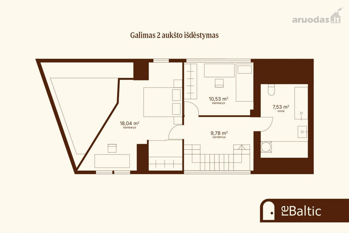 Erdvūs trijų-keturių kambarių apartamentai su - nuotraukos Nr. 28