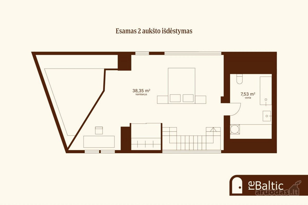 Erdvūs trijų-keturių kambarių apartamentai su - nuotraukos Nr. 29