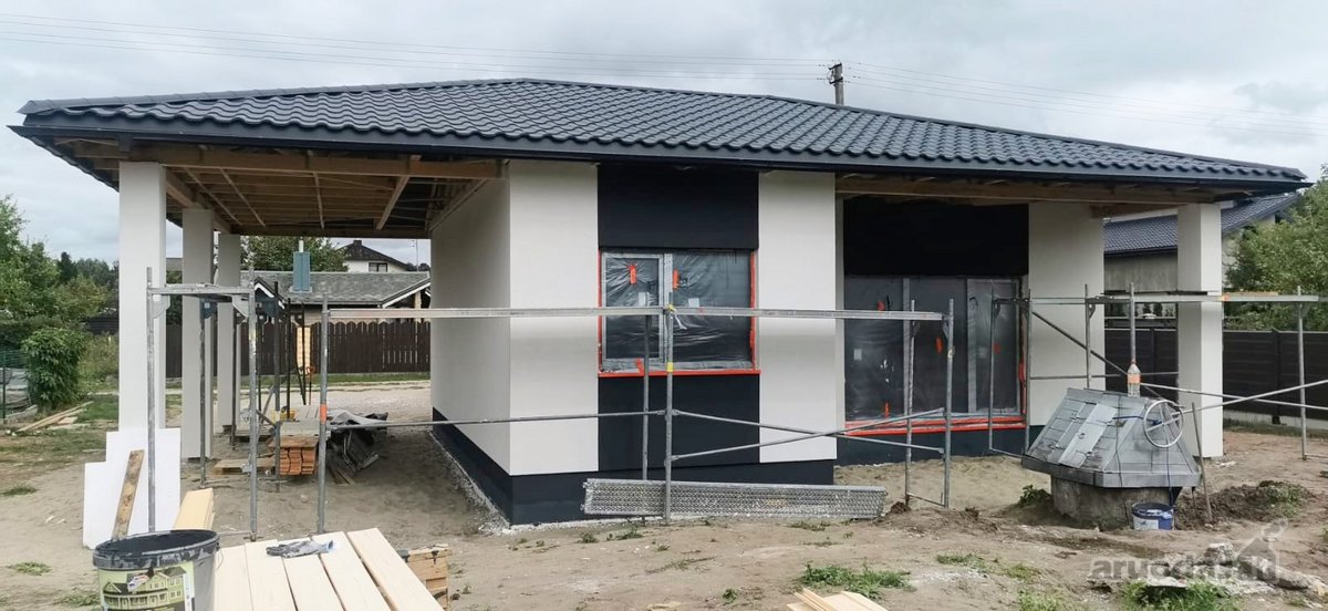 Parduodamas naujos statybos 50 m² karkasinis - nuotraukos Nr. 5