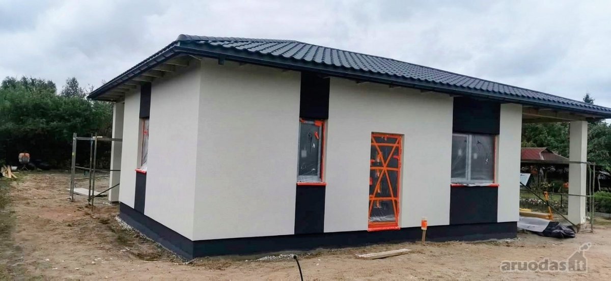 Parduodamas naujos statybos 50 m² karkasinis - nuotraukos Nr. 4