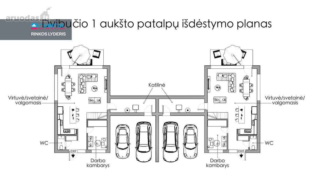 Parduodami Erdvūs A++ Energetinės Klasės - nuotraukos Nr. 30